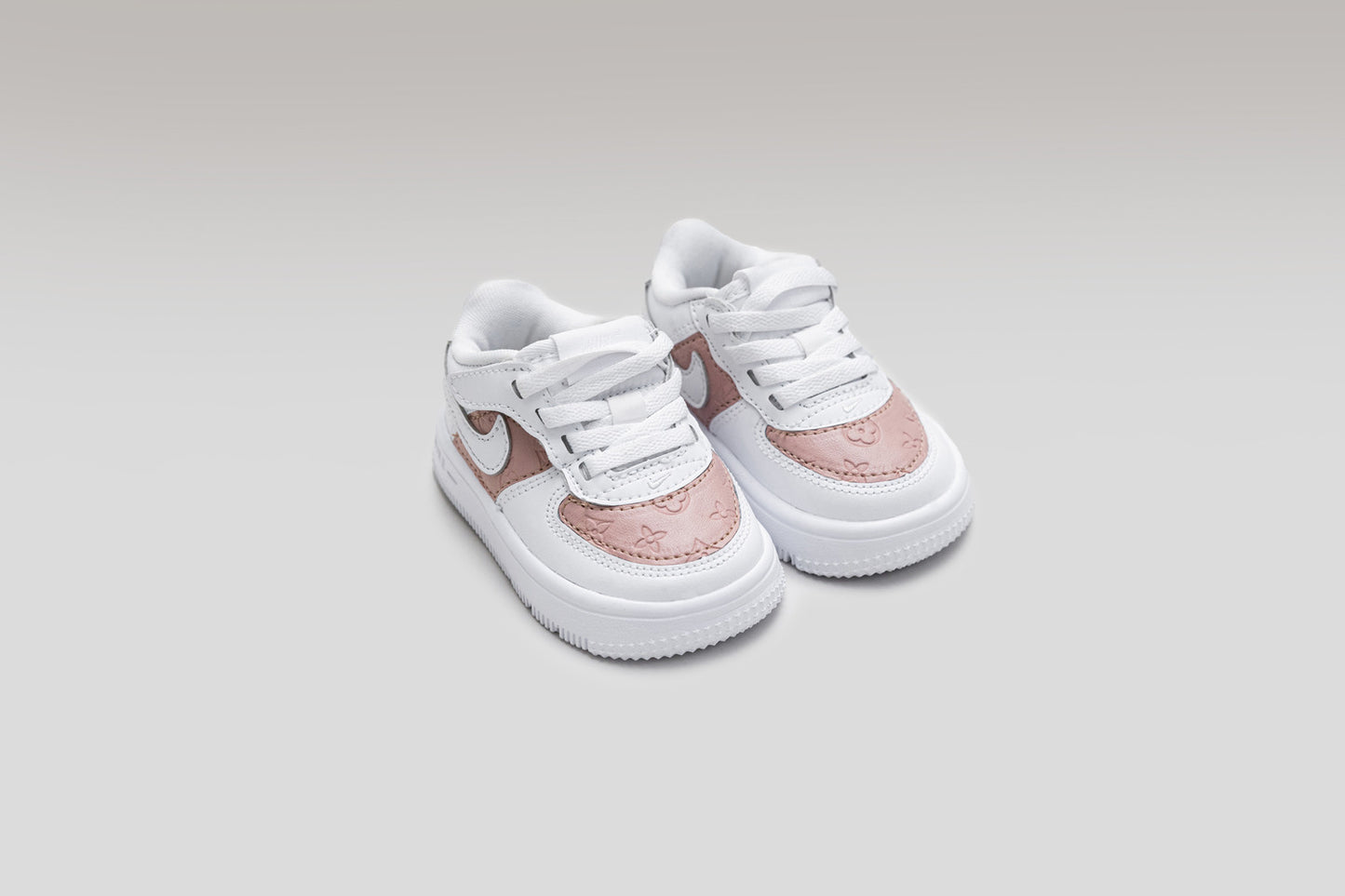 Rosé LV Premium Nike Air Force 1 - Baby Shoes