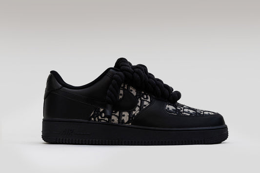 Dior Premium Black Nike Air Force 1