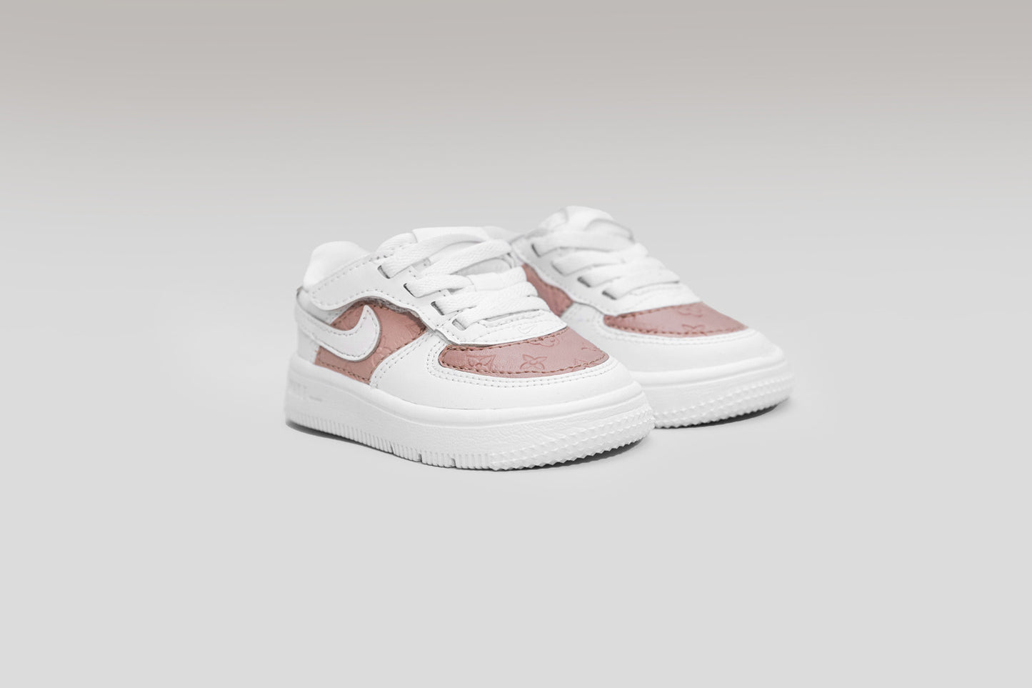 Rosé LV Premium Nike Air Force 1 - Baby Shoes