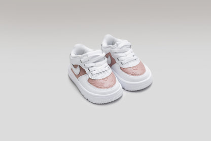 Rosé LV Premium Nike Air Force 1 - Baby Shoes